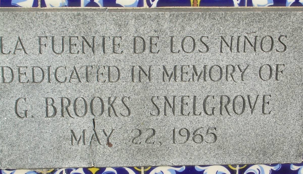 Lunada Bay Fountain Plaque