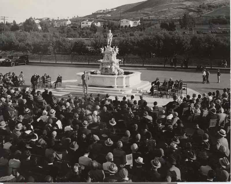 Dedication of Neptune Fountain